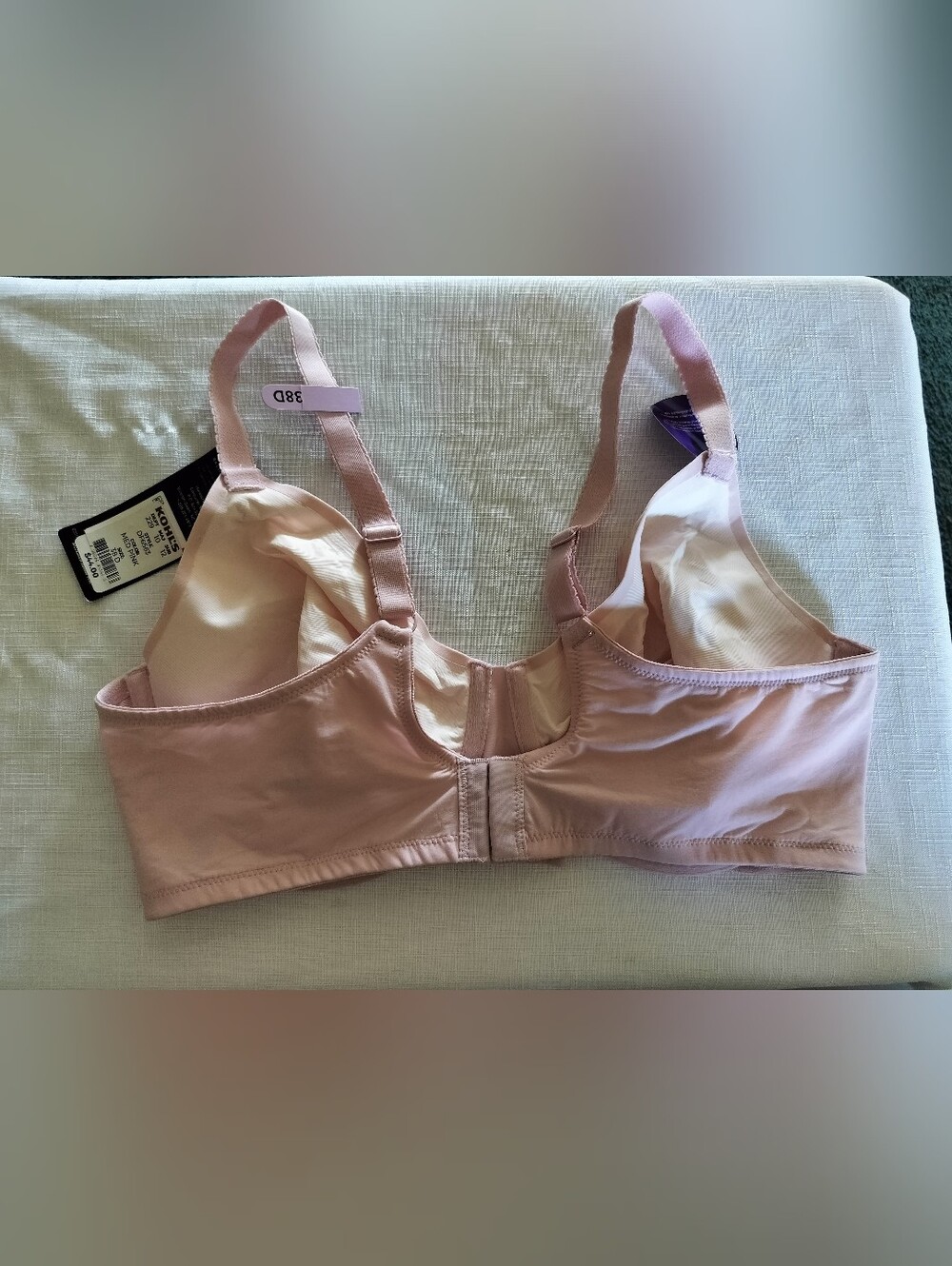 Bali Light Pink Underwire Full Coverage Bra - Picture 2 of 6